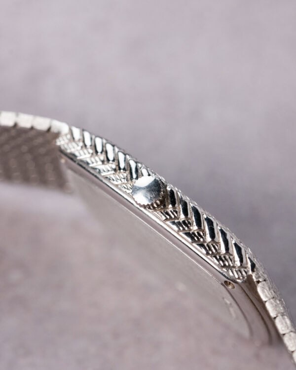 Audemars Piguet Blue Dial Close up Crown