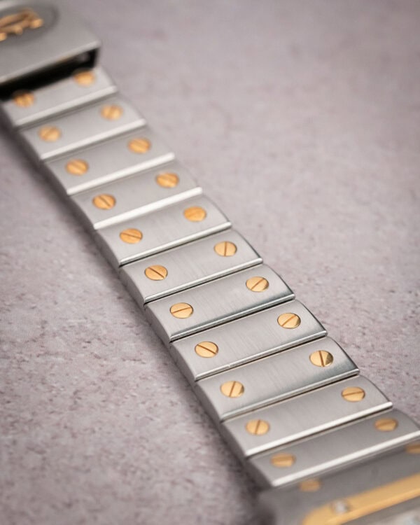 Cartier Santos Galbee 187901 Bracelet Macro