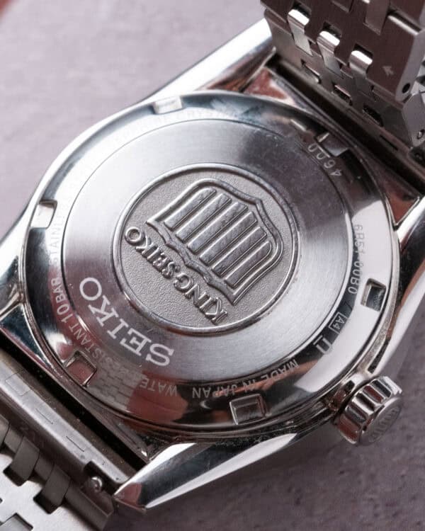 King Seiko SDKS027 Blue Dial 36mm Caseback