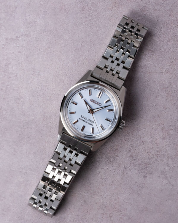 King Seiko SDKS027 Blue Dial 36mm Flat lay