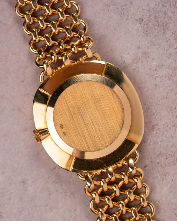Patek Ellipse Jumbo Gold Veins Sigma Dial 3844 Caseback