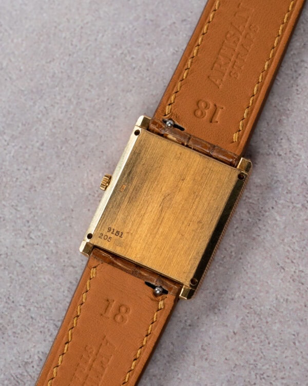 Hobnail Piaget 9151 Tiger Eye Dial Case back