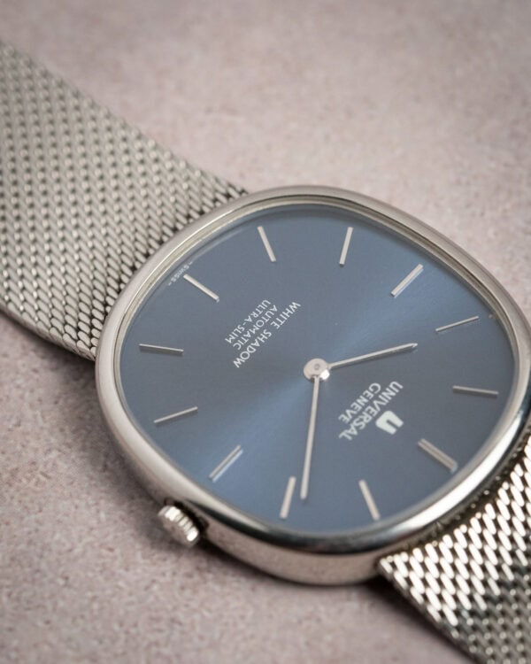 Universal Geneve White Shadow Blue Dial