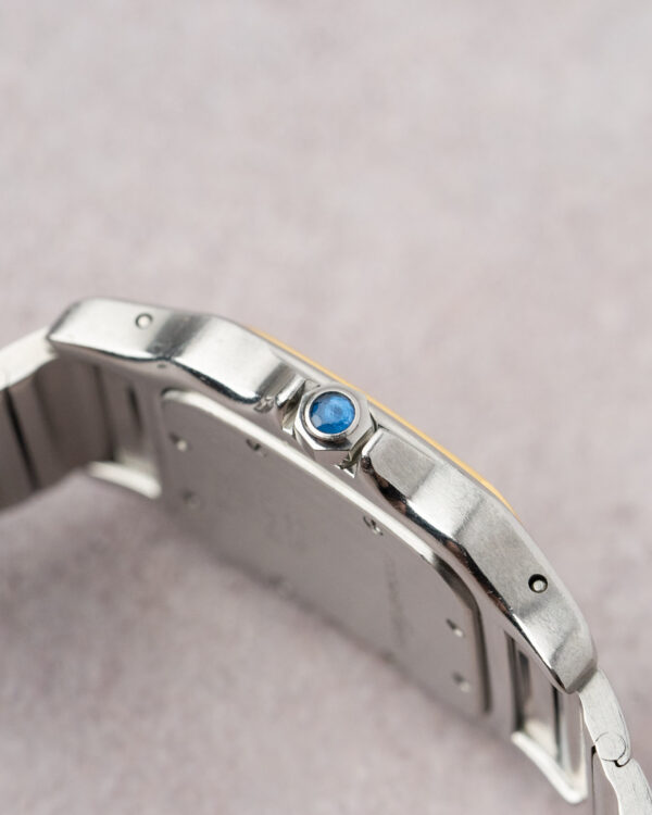 Cartier Santos Dumont Ref. 187901 Crown Cabachon
