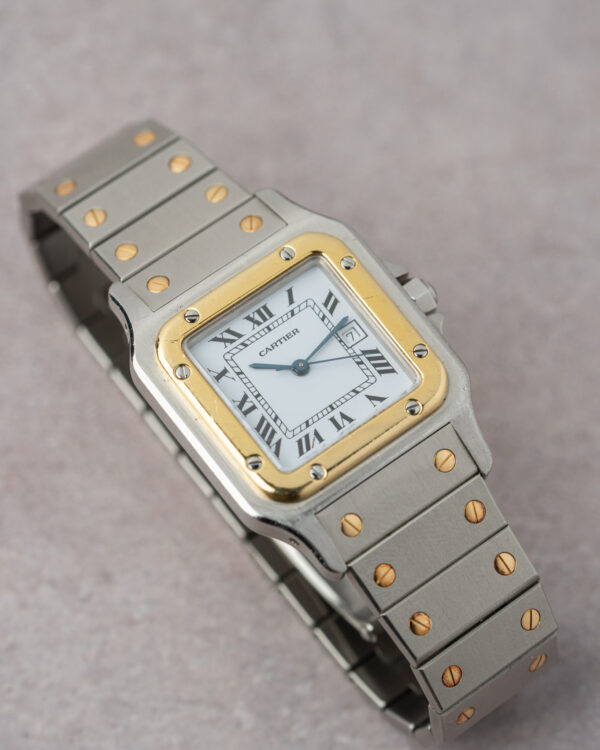 Cartier Santos Dumont ref. 2961 Flatlay
