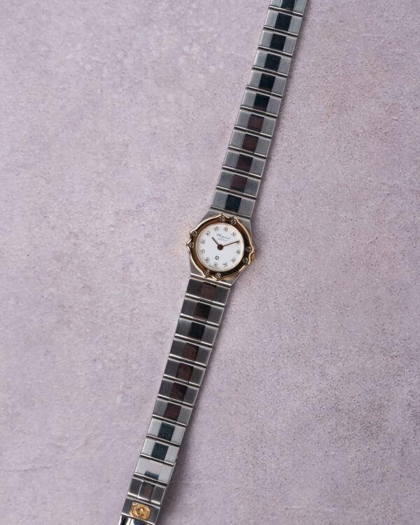 Chopard St Moritz Diamond Indices Two Tone Flatlay