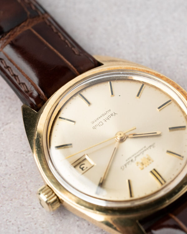 IWC 14ct Yacht Club Automatic Dial Close up