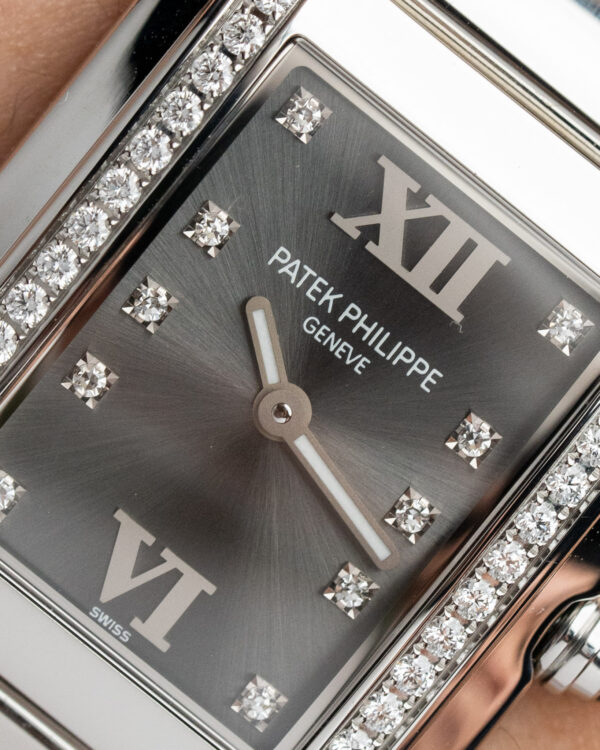 Patek Phillpe 4910 Grey Dial Diamonds Dial