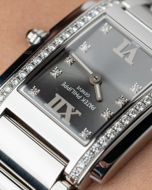 Patek Phillpe 4910 Grey Dial Diamonds Dial