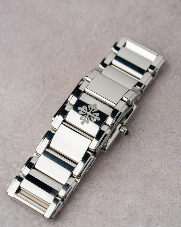 Patek Phillpe 4910 Grey Dial Diamonds Buckle