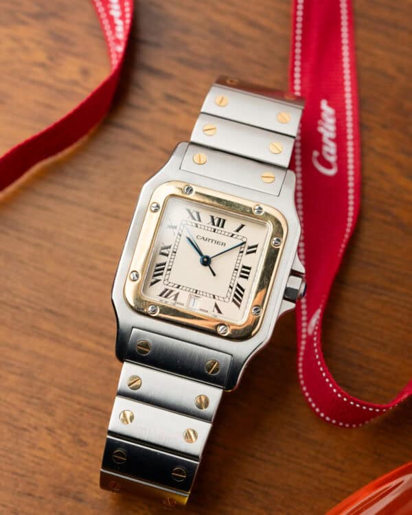 Cartier Santos Galbee 187901 Watch Only Two Tone Hero