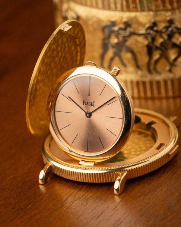 Piaget $20 Coin Salmon Dial 18ct Creative