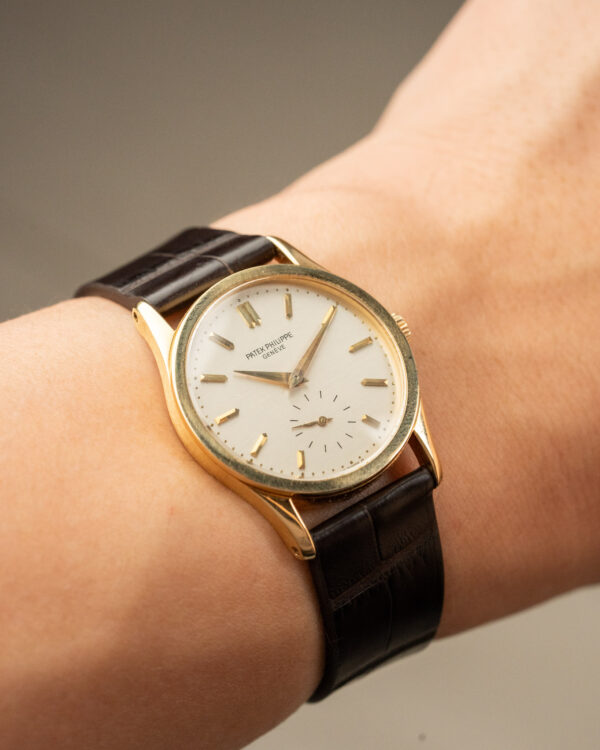 Patek Phillipe 3796 Brushed Silver Dial Wrist