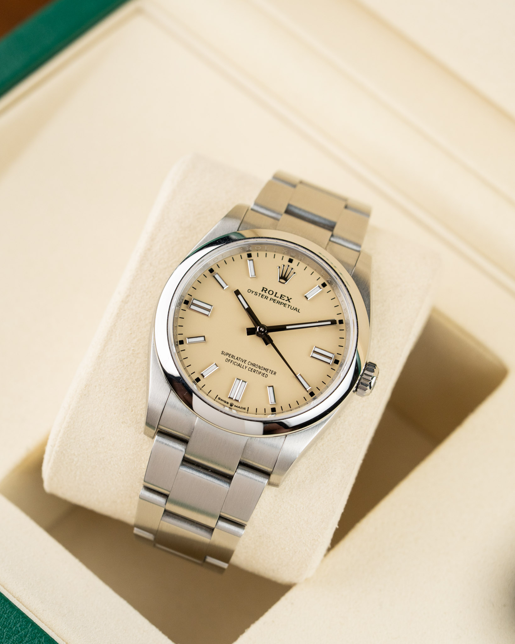 Rolex Beige 36mm 126000 Full Set 2025